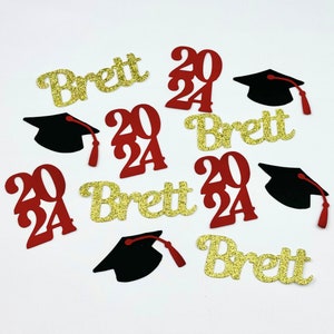 2025 Graduation Confetti/ Custom Name Confetti/ Graduation Celebration Decorations/ Class of 2025 Party Decor/ Personalizaed Name Confetti