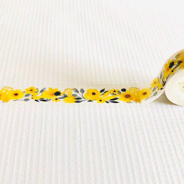 Flower Washi Tape Etsy
