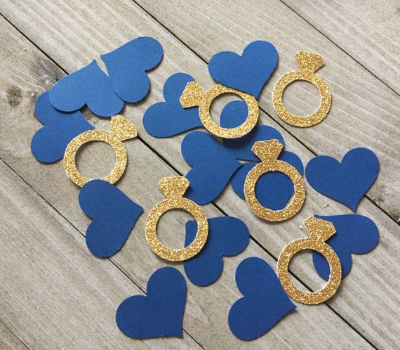 Coriandoli A Forma Di Anello E Scritta 'I Do' – Oro Rosa Glitterato Per Addio Al Nubilato E Matrimoni - 2