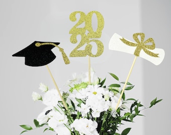 2026 Graduation Centerpieces/ Custom College Celebration Party Decor/ Class of 2026/ High School Graduation Table Decor/ 3 pieces
