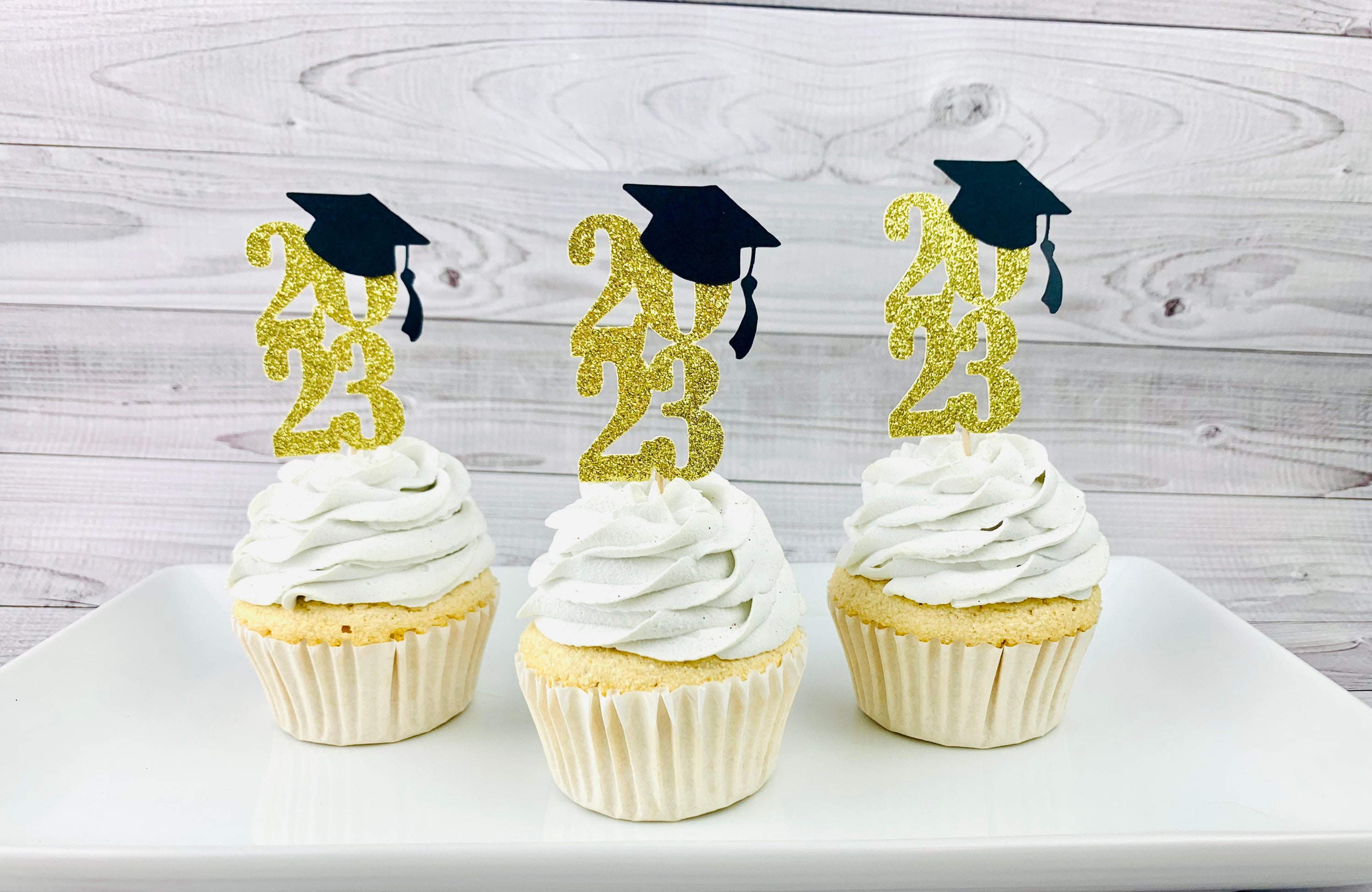 2023 Graduation Cupcake Toppers, Grad Cap, Graduation Party, 2023 Cupcake  Toppers, 12 Ct. -  Canada