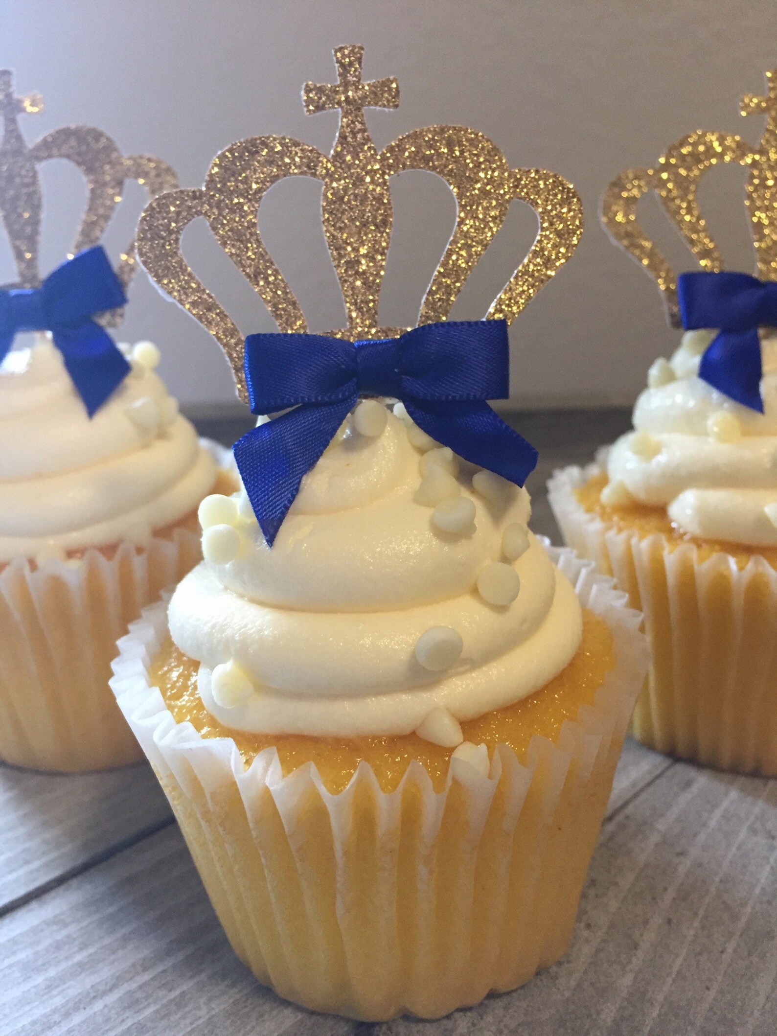 Royal Prince Crown Cupcake Toppers/ Baby Boy Prince Baby Etsy