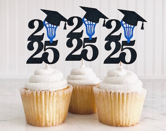 2026 Lacrosse Cupcake Toppers/ Lacrosse Team Party Decorations/ College Graduation/ High School Lacrosse Team Celebration/ Class of 2026