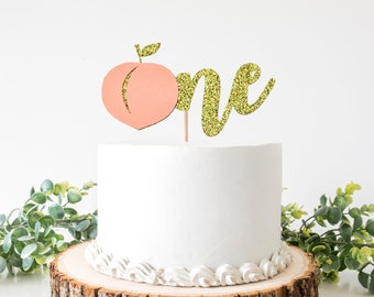 ピーチケーキトッパー/スイートピーチ1個/スイートアズアピーチ/スマッシュケーキ/ピーチパーティーデコレーション/ジョージアピーチ/ピーチブライダルシャワー/トッパー1個