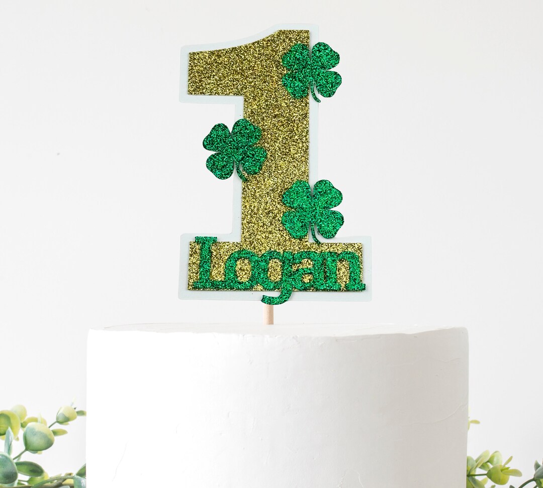 st patricks day 1st birthday cake