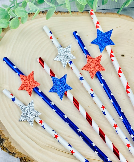 My Little Day paper straws - silver stars My Little Day paper straws - silver stars