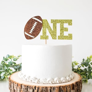 Football One Cake Topper, 1st Down Football Party, Football Smash Cake, Fußball Geburtstag, 1 Cake Topper