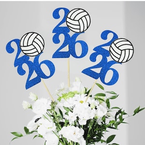 Borddekorationer för volleyboll 2026/ Dekorationer för volleybolllagsfest/ Examen/ Firande av volleybolllag på gymnasiet/ Årskurs 2026