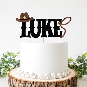 Cowboy Cake Topper/ Custom Cowboy Cake Topper/ Cowgirl Party/ Cowboy 1st Birthday/ My First Rodeo/ Rodeo/ Smash Cake/ 1 Topper