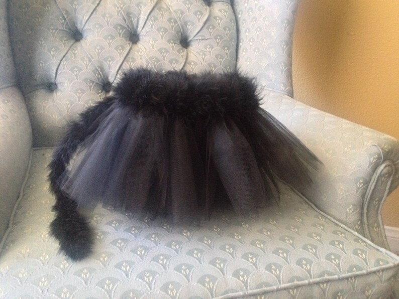 OUT OF STOCK Black Cat Fluffy Tutu Halloween Costume With Etsy