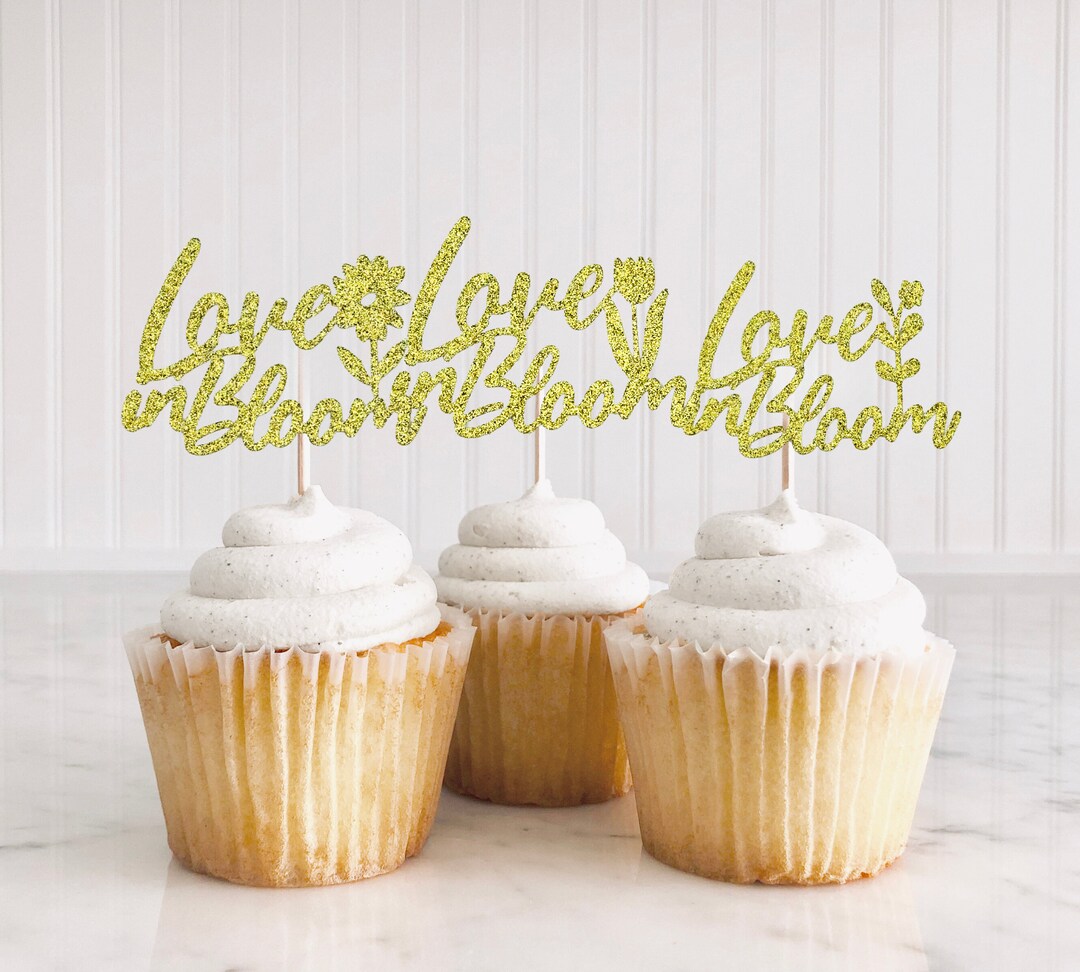 Lente Bruiloft Cupcakes