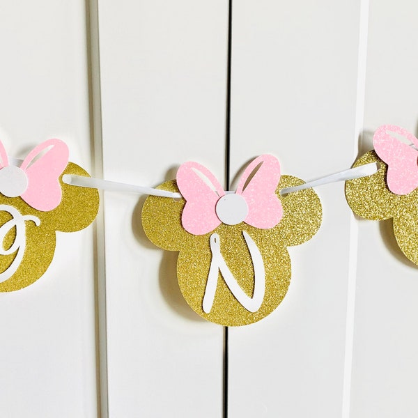 Minnie Mouse Banner - Etsy
