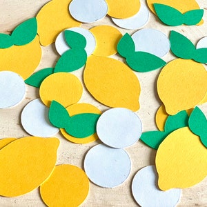 100 citroenconfetti/ Little Lemon Brithday-decor/ She Found Her Main Squeeze/ Sweet One/ Citroenfeestje