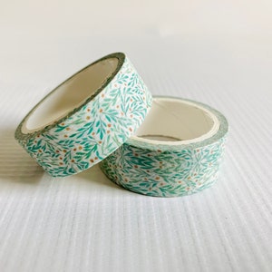 Holly Berry Washi Tape, Christmas Holly Leaf Washi Tape/ Decorative Holly And Berry Washi Tape, Journal, Planner, Scrapbooking