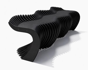 Parametrische bank "Dune light"