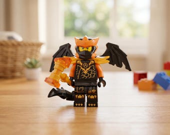 Dragon Form Cole Figur, Erde schwingende Ninja Guardian, LEGO Kompatibel Sammler Spielzeug Geschenk für Kinder