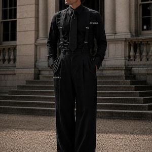 1940s Black Trousers - Etsy