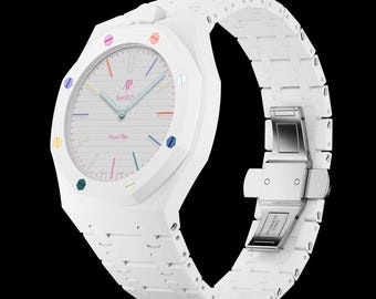 White Bio ceramic Watch Strap Royal Pop Compatible Wrist Band Mod Etsy white-bio-ceramic-watch-strap-royal-pop-compatible-wrist-band-mod-etsy