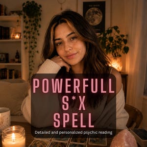 KRACHTIGE S*X SPELL Aantrekkingskracht en verlangen: casten op hetzelfde uur | Krachtig sensueel energieritueel | Real Spellcaster, geen AI | Snelle levering