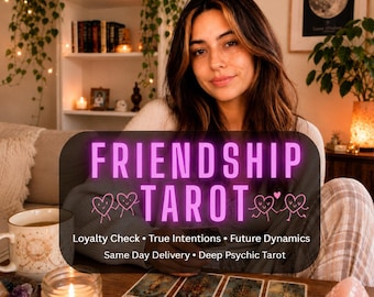 Tarotläsning för vänskap | Lojalitetskontroll och sanna avsikter | Vägledning för bästa vän och sociala kretsar | Vad de tycker | Medium samma dag