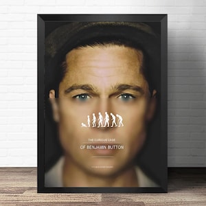 The Curious Case of Benjamin Button canvasprint, woondecoratie, kunst aan de muur cadeau