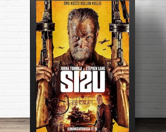 Sisu Movie Poster, Wall Art Canvas Print, Room Decor Set