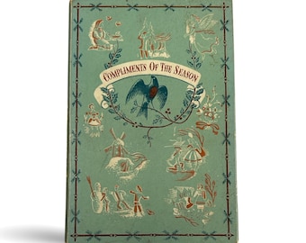 Compliments of the Season, 1950s vintage Christmas Hardback Penguin book.