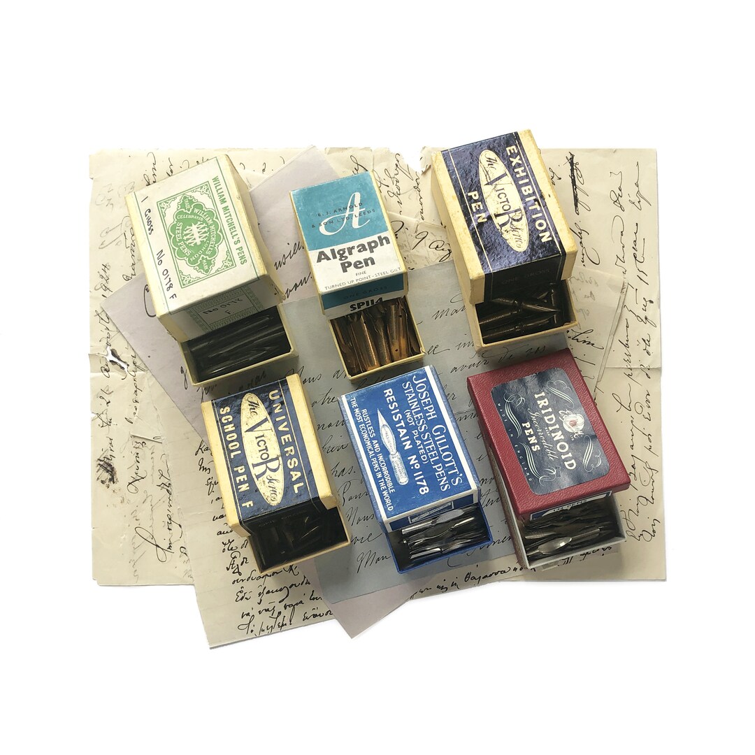 The British Nibs. A Set of 6 Vintage Nibs. Etsy