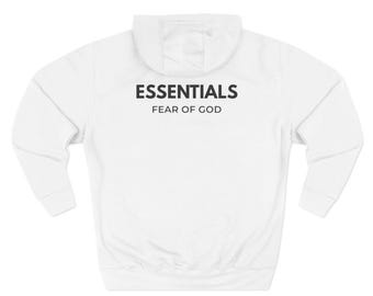 Three-Panel Fleece Hoodie