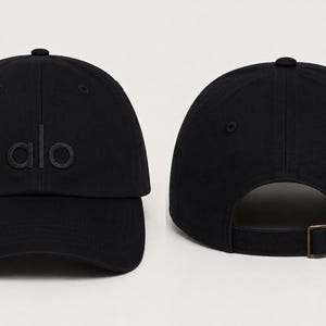 Classic Alo Cap: Cotton, Unstructured, Vintage Brass Buckle Closure image 5