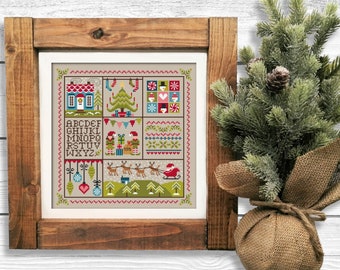 Holly Jolly Christmas Cross Stitch Instant Download PDF Chart