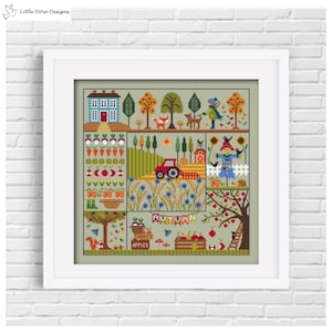 A Stitch For All Seasons - Autumn Cross Stitch INSTANT DOWNLOAD PDF chart