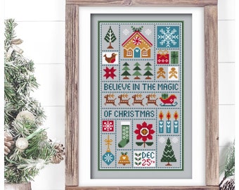 Christmas Magic Cross Stitch FULL KIT