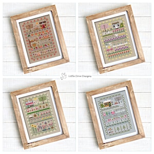 The Seasons Collection Cross Stitch Instant Download PDF Chart Bundle