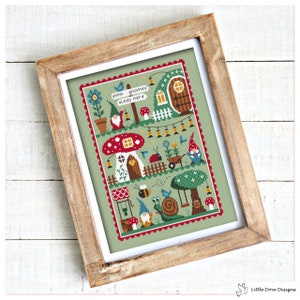 Gnomeville Cross Stitch PDF Chart INSTANT DOWNLOAD