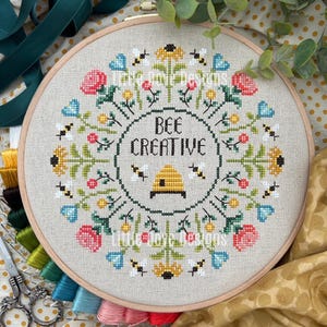 Bee Creative kruissteek PDF-kaart INSTANT DOWNLOAD