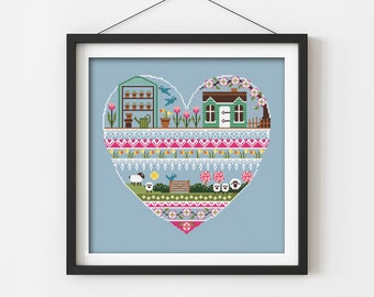 Heart Of Spring Cross Stitch FULL Kit