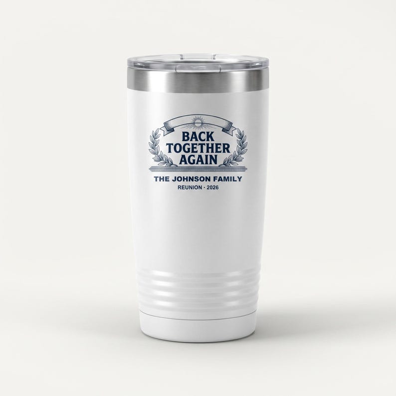 Personalized Family Reunion Tumbler 2026, Custom Name Mug, Matching Reunion Gift Cup, Back Together Again Tumbler, Reunion Keepsake image 1