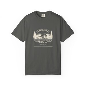 Personalized Family Reunion Shirt Asheville 2026, Custom Name Matching Group Tee Bild 2