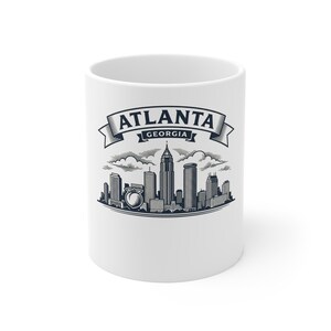 Atlanta Family Reunion Mug 2026 Personalized Custom Name, Georgia Trip Keepsake, Matching Keepsake Coffee Mug, Family Memory Photo Gift image 1