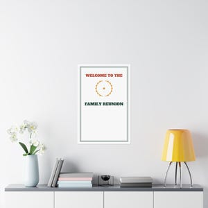 Family Reunion Welcome Sign Classic Poster Personalized | Custom Name, Year & Location image 8