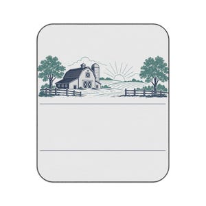 Manta de piquenique personalizada para reunião familiar na fazenda | Nome da família, ano e local personalizados | Presente de reunião combinando para 2026 imagem 1