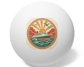 Cruise Reunion Family Ping Pong Balls 6pc | Reunion Party Favor, Game Night
