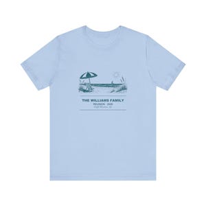 Personalized Beach Family Reunion Shirt, Custom Name Group Vacation Tee, Matching Coastal Reunion Outfit, 2026 Family Gathering Gift 画像 2