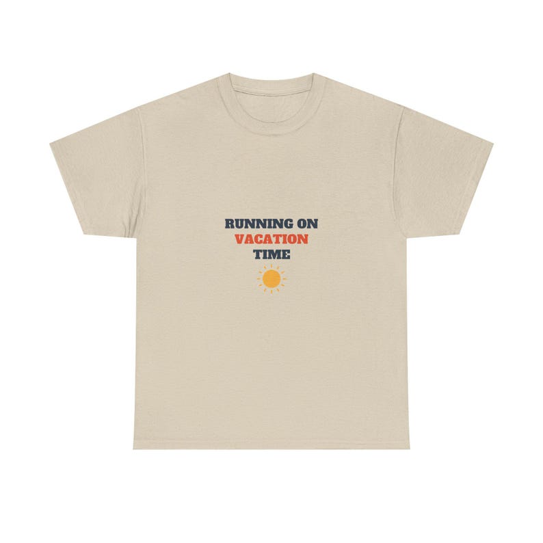 Running on Vacation Time Shirt, Funny Family Vacation Tee image 2