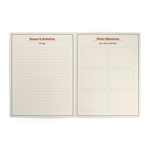 Folleto y recuerdo del programa de la reunión familiar / Recuerdo impreso para completar, programa, árbol genealógico, premios 8.5x11 imagen 5