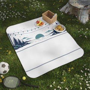 Personalized Summer Nights Family Reunion Picnic Blanket | Custom Family Name, Year & Location | Matching Reunion Gift 2026 image 5