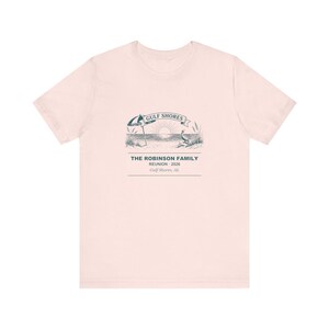 Personalized Family Reunion Shirt 2026 Gulf Shores Name Matching Tee, Beach Vacation Gift, Matching Reunion T-Shirt, Summer Keepsake image 3