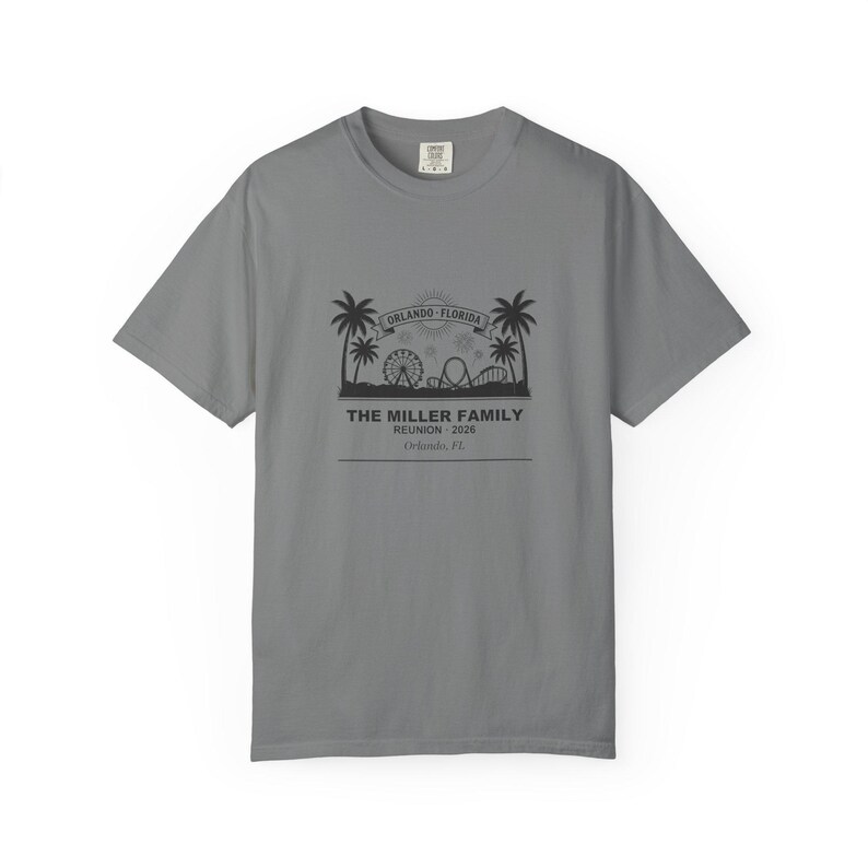 Personalized Orlando 2026 Family Reunion Tee, Custom Matching Group Vacation Shirt, Reunion Group Gift Idea, Family Trip Event Apparel Bild 2