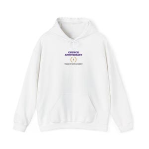 Church Anniversary Hoodie Personalized | Custom Church Name Sweatshirt, Year & Est. image 1